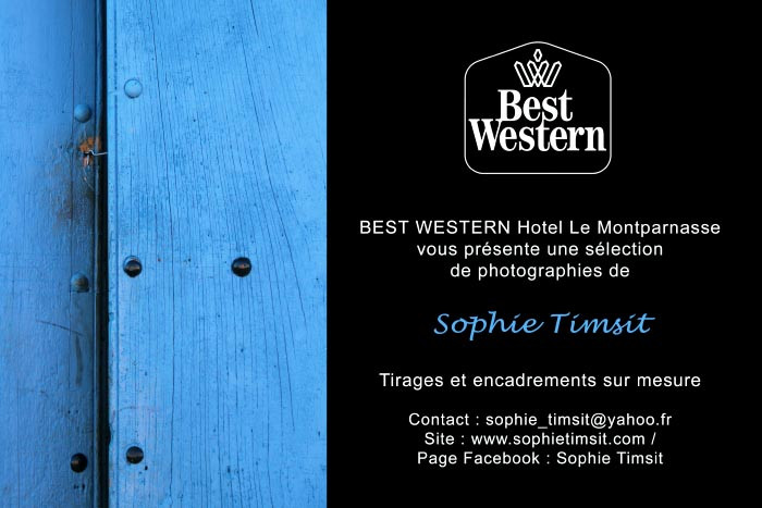 Flyer, Exposition Best Western, 2013 © Sophie Timsit